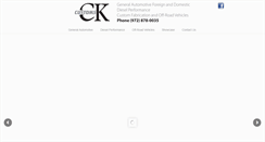 Desktop Screenshot of ckcustomsllc.com